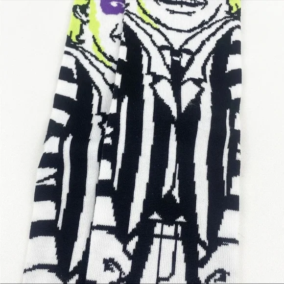 Beetlejuice Socks Men’s One Size 7-10 - Picture 3 of 5